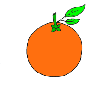 370x297 How To Draw Orange For Beginners Archives