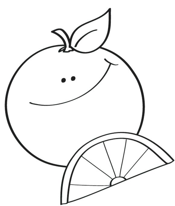 580x682 Coloring Pages Orange Happy Orange Coloring Pages Free Printable
