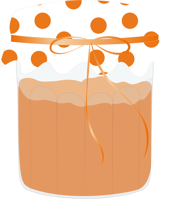 684x800 Pot, Vector, Jam, Orange, Fruit, Drawing, Dessert, Food
