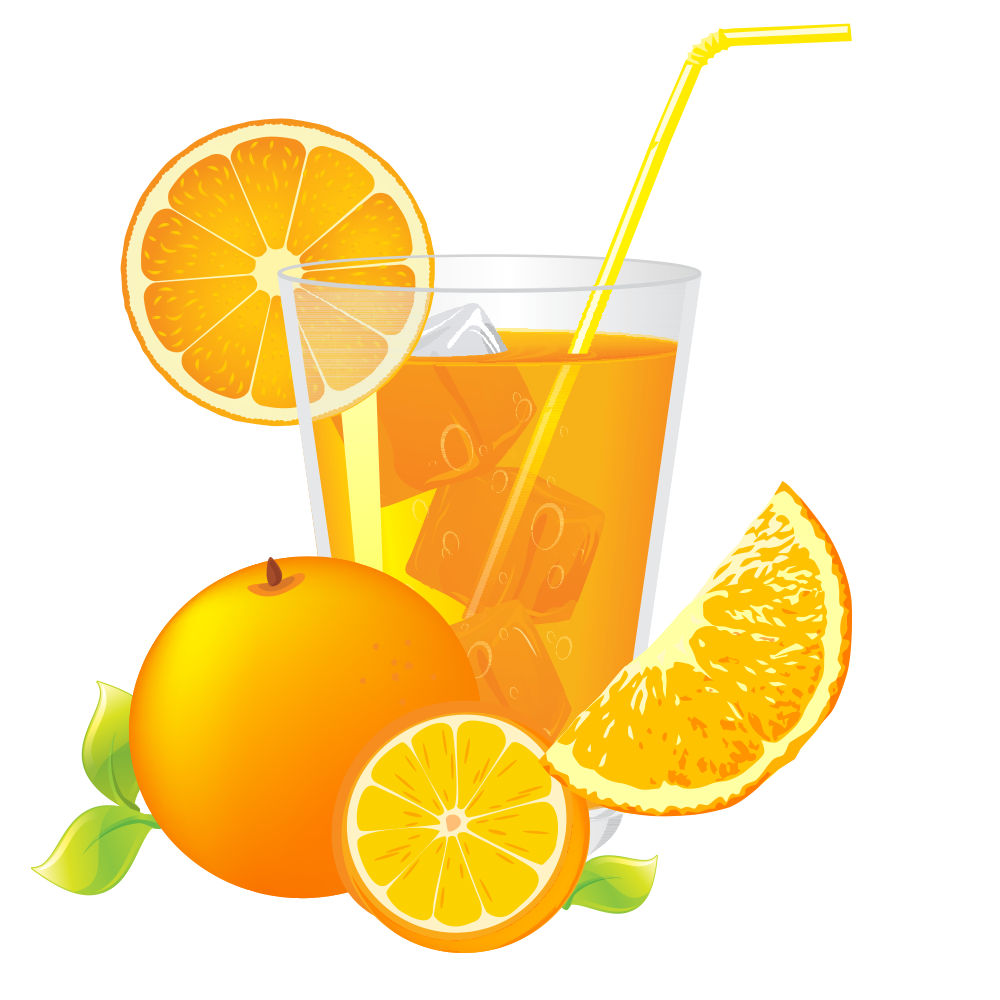 Orange Juice Drawing | Free download on ClipArtMag