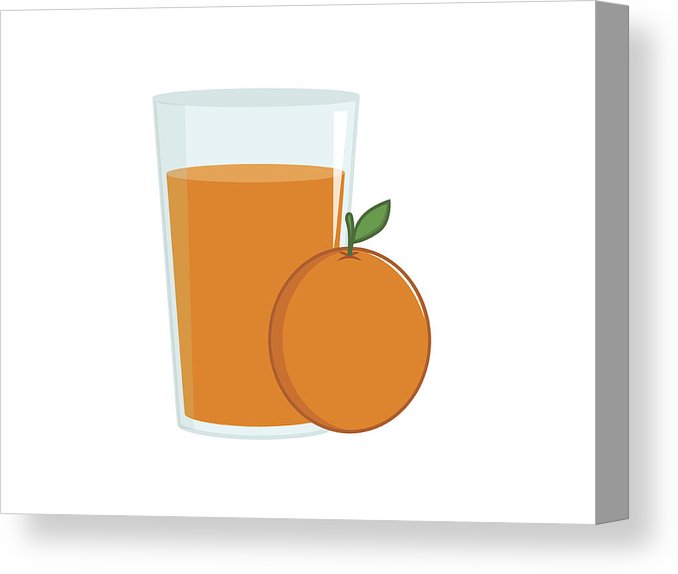 678x574 Orange Juice Canvas Print Canvas Art