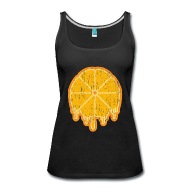 190x190 Simple Orange Juice Drawing Fruits Women's Premium Tank Top