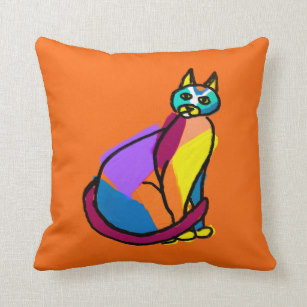 307x307 Draw Cat Pillows