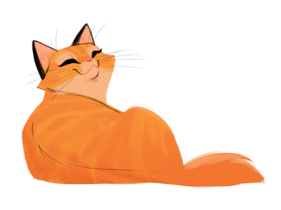 Orange Tabby Cat Drawing | Free download on ClipArtMag