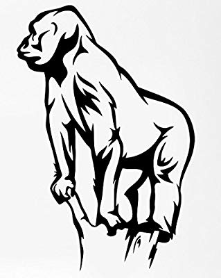 319x400 Monkey Orangutan Chimpanzee Animal Jungle Wax Seal