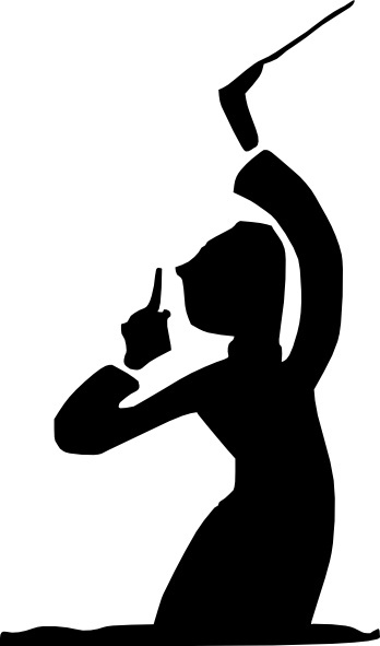 348x591 Cartoon Orchestra Leader Clip Art Free Vector In Open Office