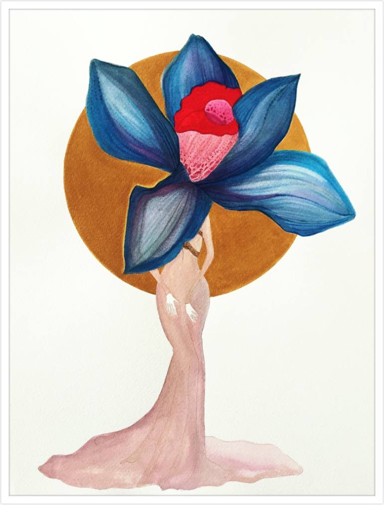 770x1012 Orchid Queens +++ Adore Delano Drawing