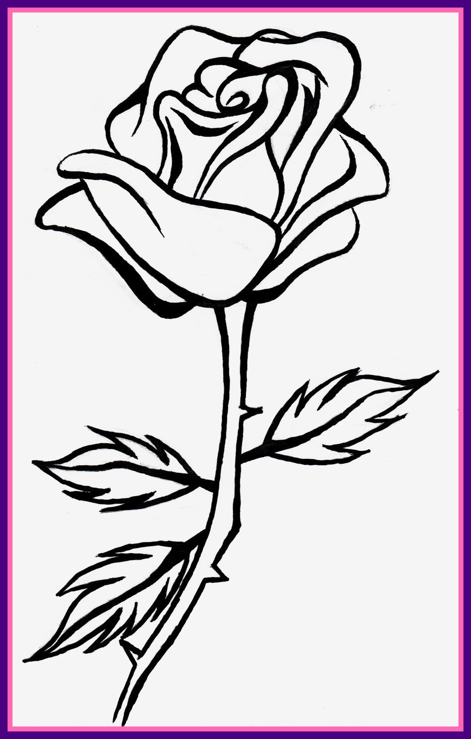 950x1491 Line Drawing Flowers Clip Art
