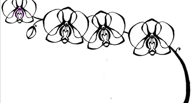 620x330 Tribal Orchid Flower Tattoo Pictures Tattoo Styles Skin Art