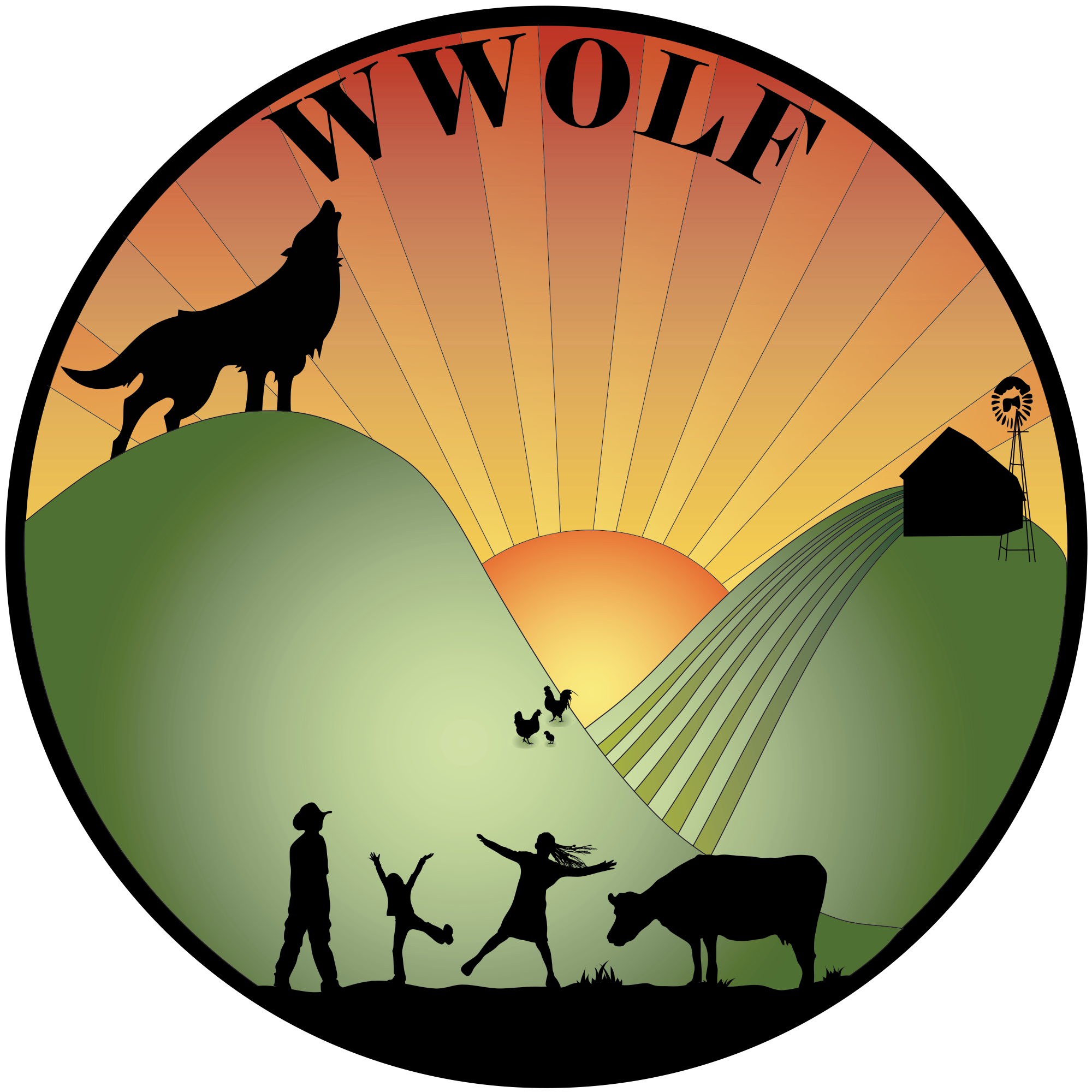 2000x2000 Farming Drawing Farm Landscape Huge Freebie! Download