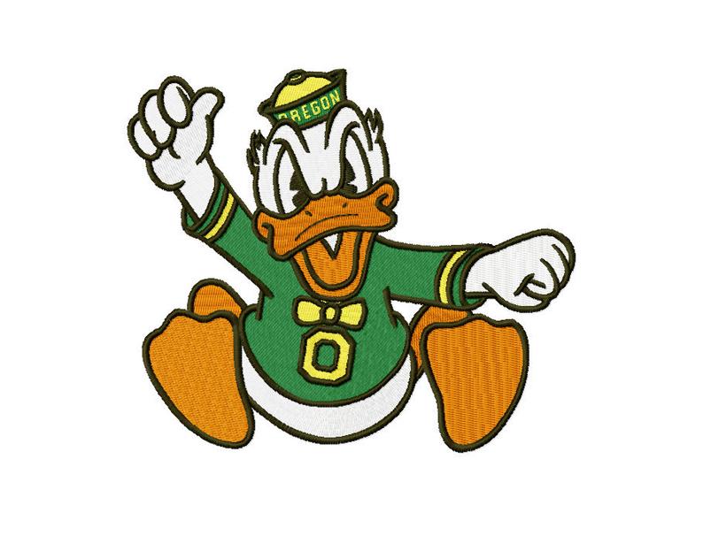 794x606 sizes oregon ducks embroidery designs sport logo embroidery etsy