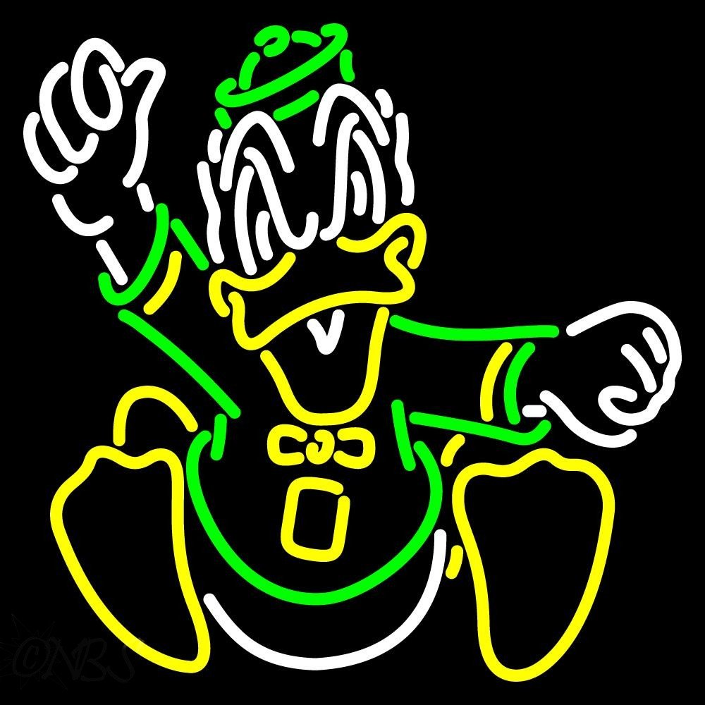 1000x1000 desung oregon ducks alternate present logo neon sign