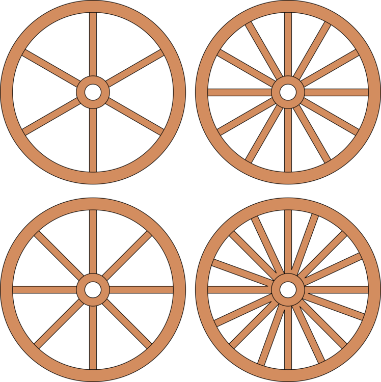 748x750 Drawing Wheels Covered Wagon Transparent Png Clipart Free