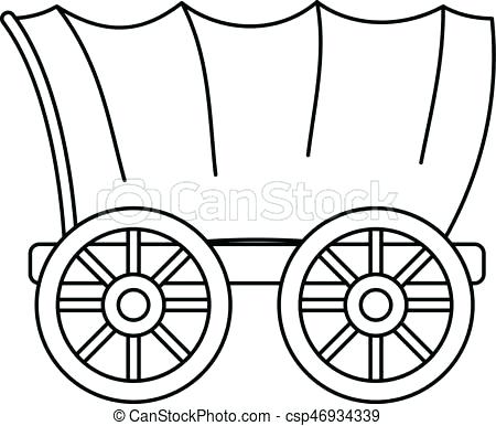 450x386 pioneer clipart conestoga wagon