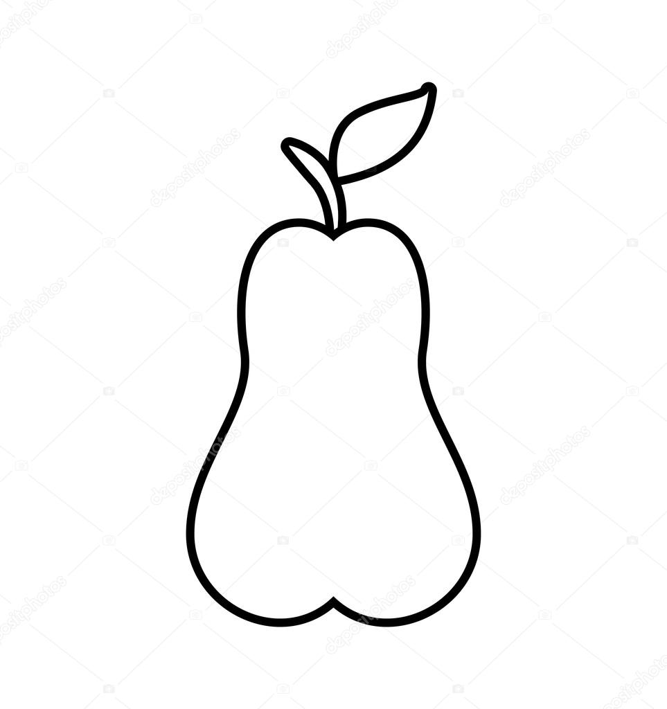 963x1024 Pear Drawing Organic For Free Download
