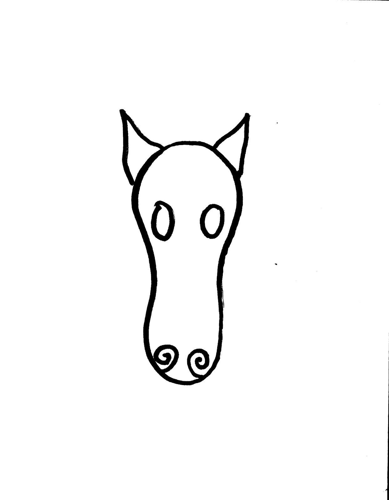 1243x1600 Horse Shoes! The Grow School Art Department