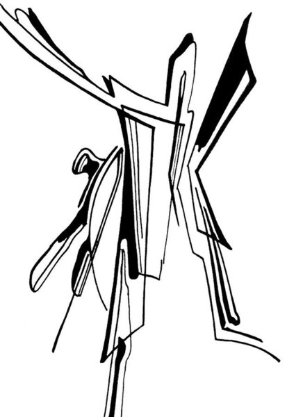 413x600 Weird Shapes Drawings Fine Art America