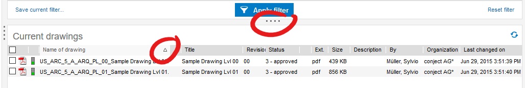 1028x174 Search And Filter Drawings Oracle Conject Pm Help Center