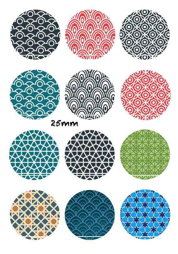 570x815 Oriental Pattern Images Drawings Collages Etsy