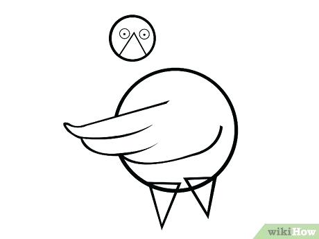 460x345 Draw A Cartoon Bird Draw Cartoon Bird Easy