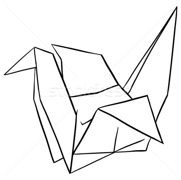 600x598 Crane Bird Stock Vectors, Illustrations And Cliparts