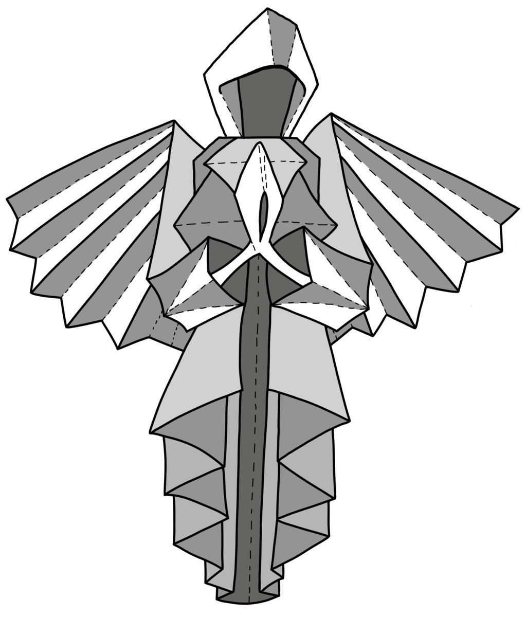 1023x1200 Merch Origami Angel