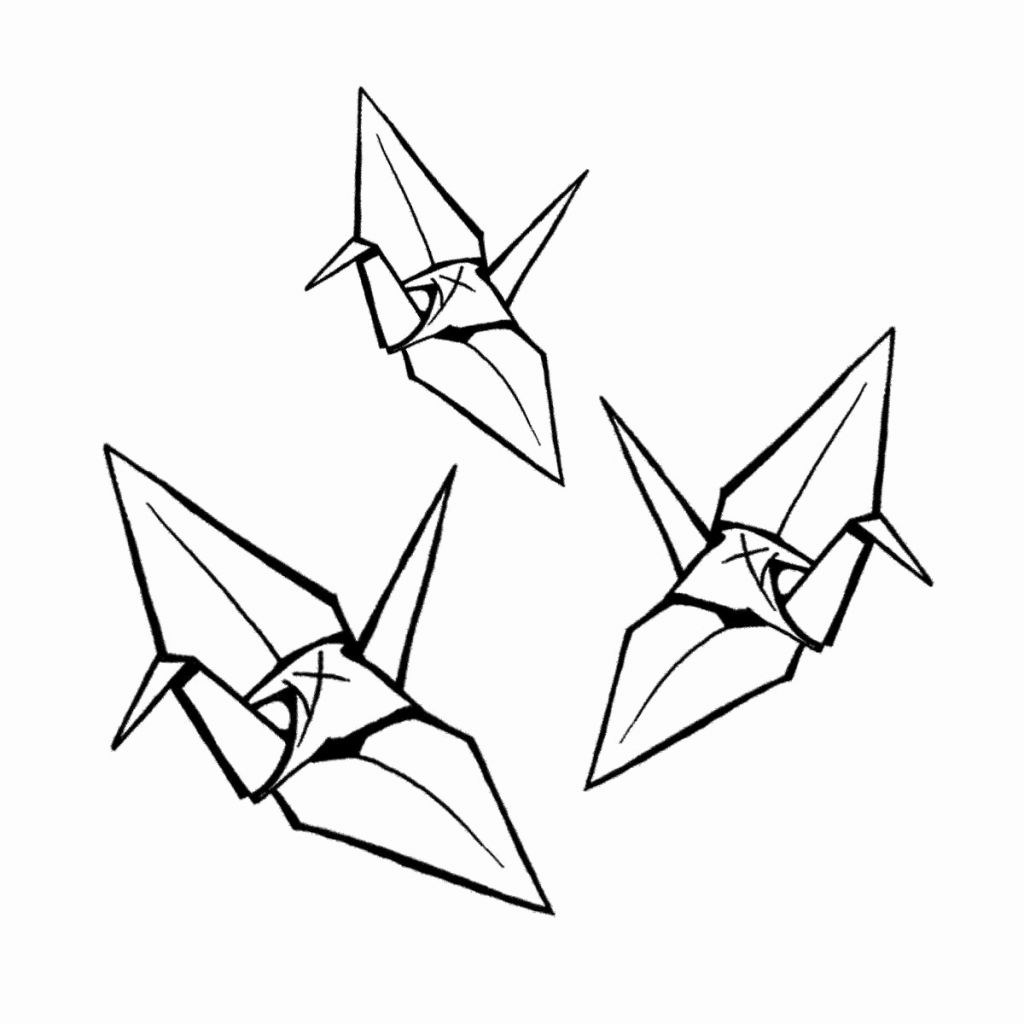 1024x1024 drawing origami tome how to draw origami tobiichi from date