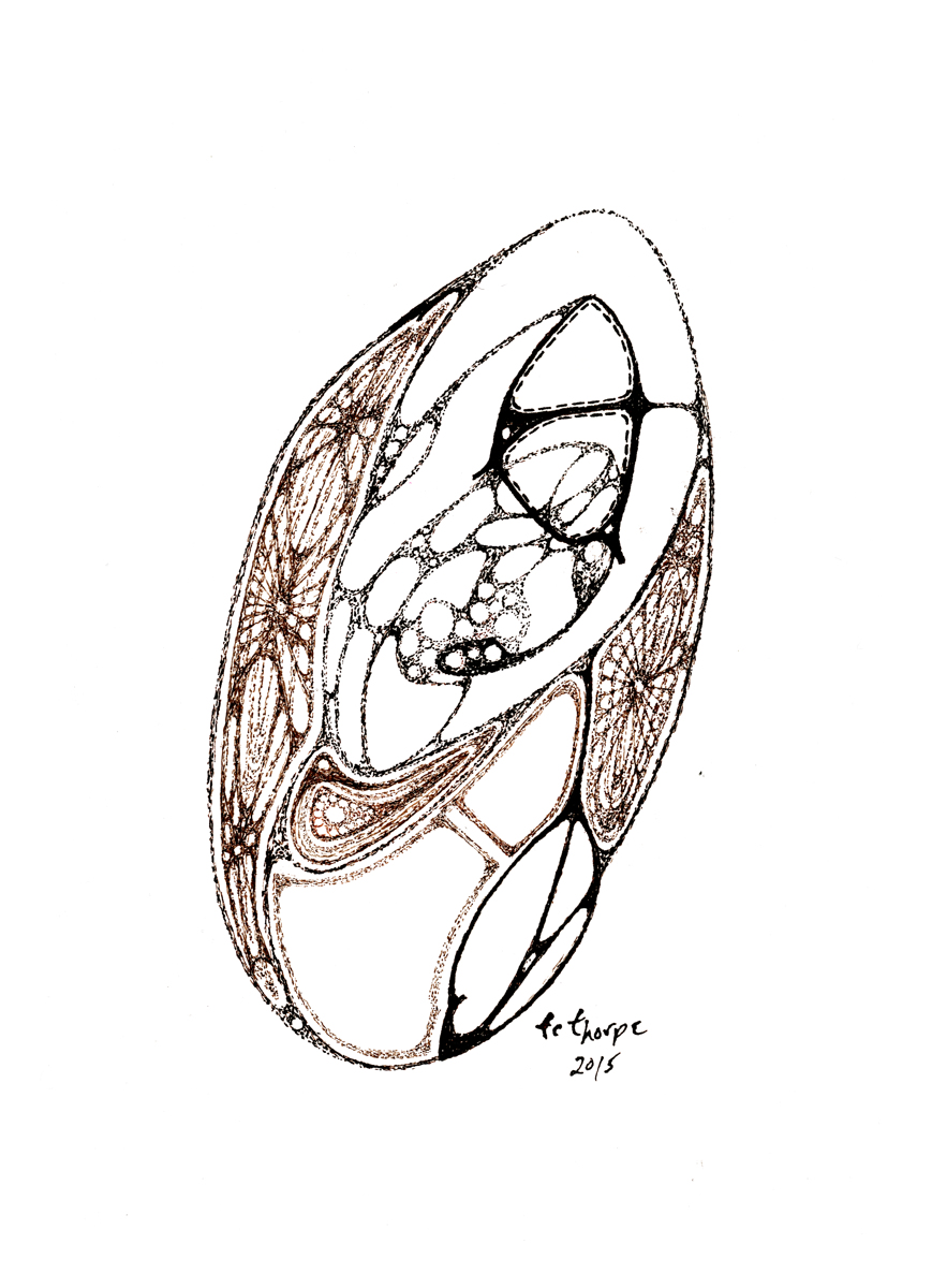 869x1200 Drawing Abstract Ink