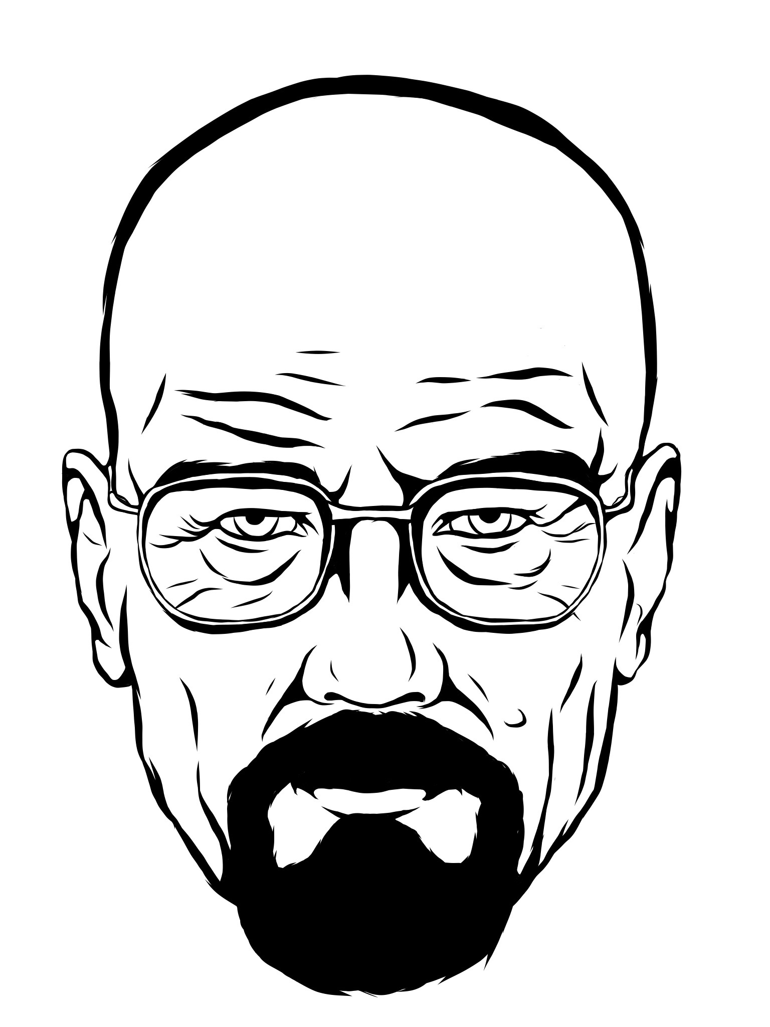 Breaking Bad Drawing Of Heisenberg - Breaking Bad: Heisenberg Ii By ...