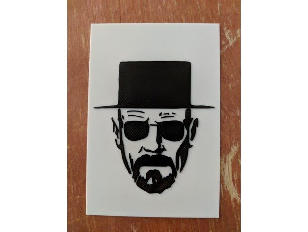 628x472 Multicolor Heisenberg Print For Single Extruder Printers