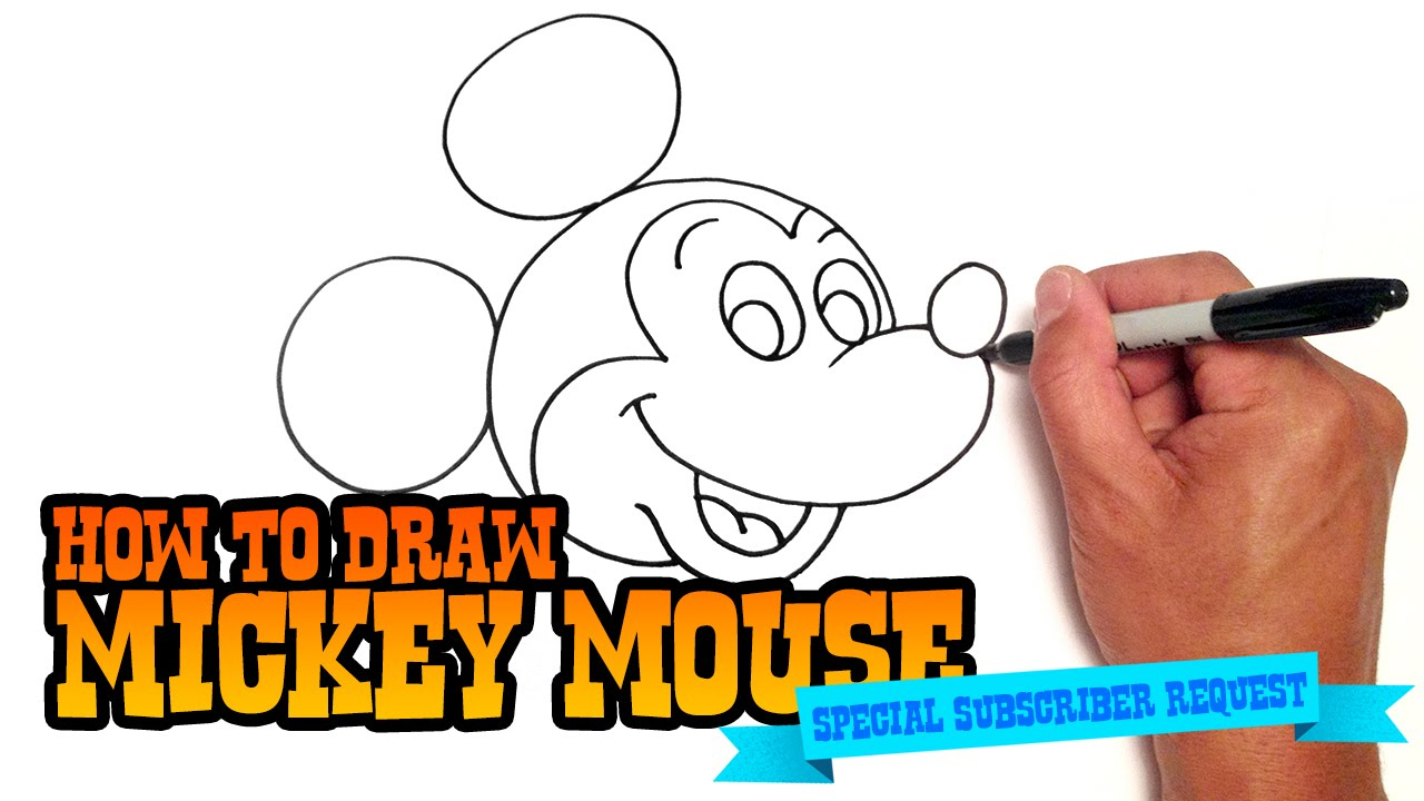 Original Mickey Mouse Drawing | Free download on ClipArtMag