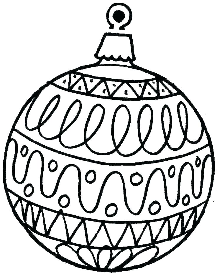 736x938 Printable Christmas Ornaments Coloring Pages Ornaments Coloring