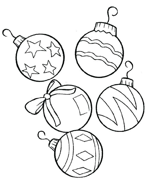 600x779 Coloring Christmas Tree Ornaments