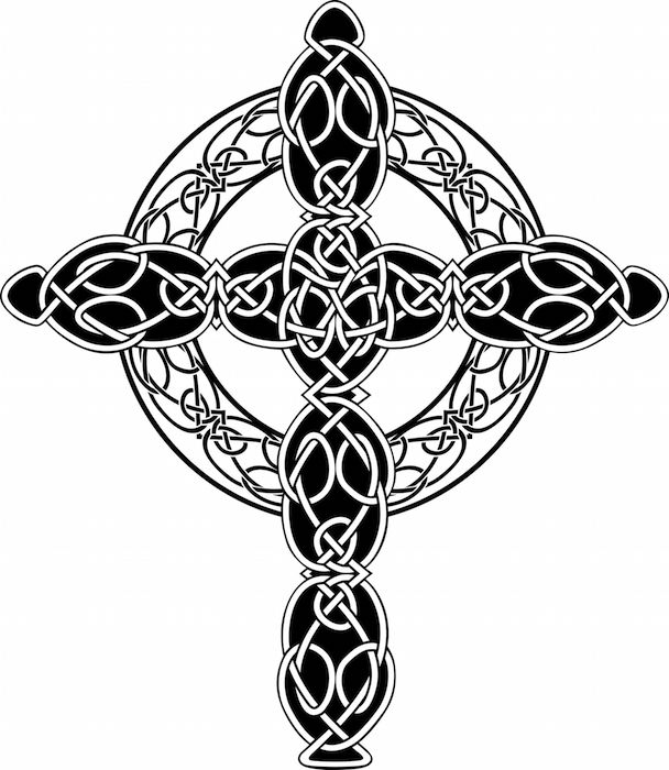 608x700 Celtic Cross Tattoos