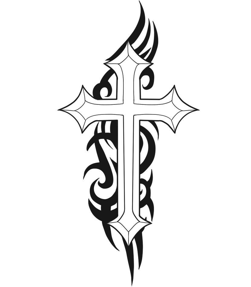 830x948 Crucifix Drawing Christianity Cross For Free Download