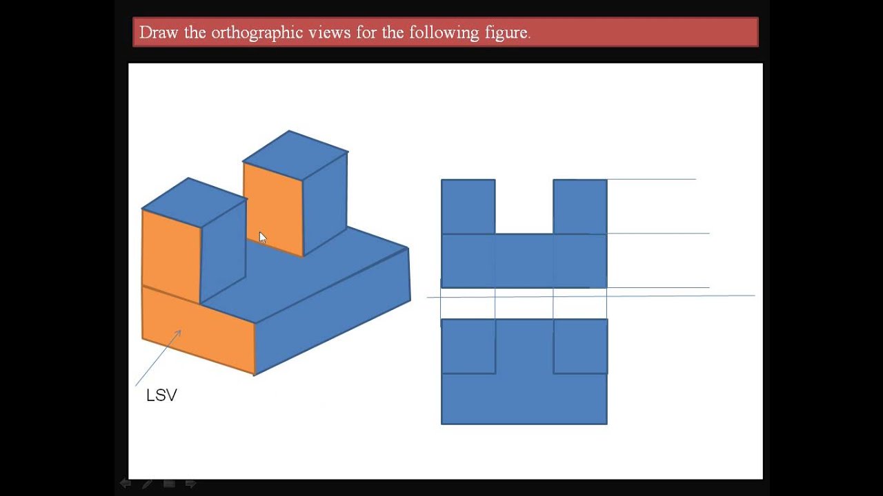 1280x720 How To Draw Orthographic Views Solid