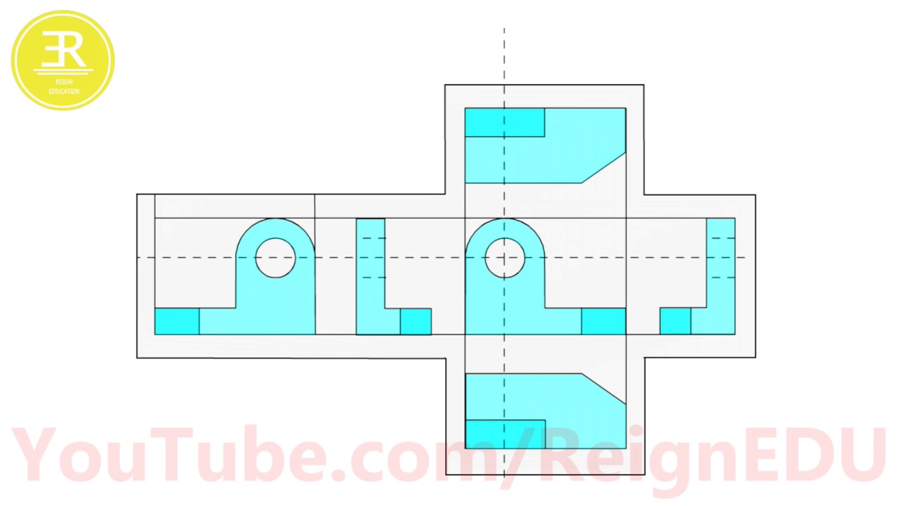 1280x720 Orthographic Projection Of A Solid Views