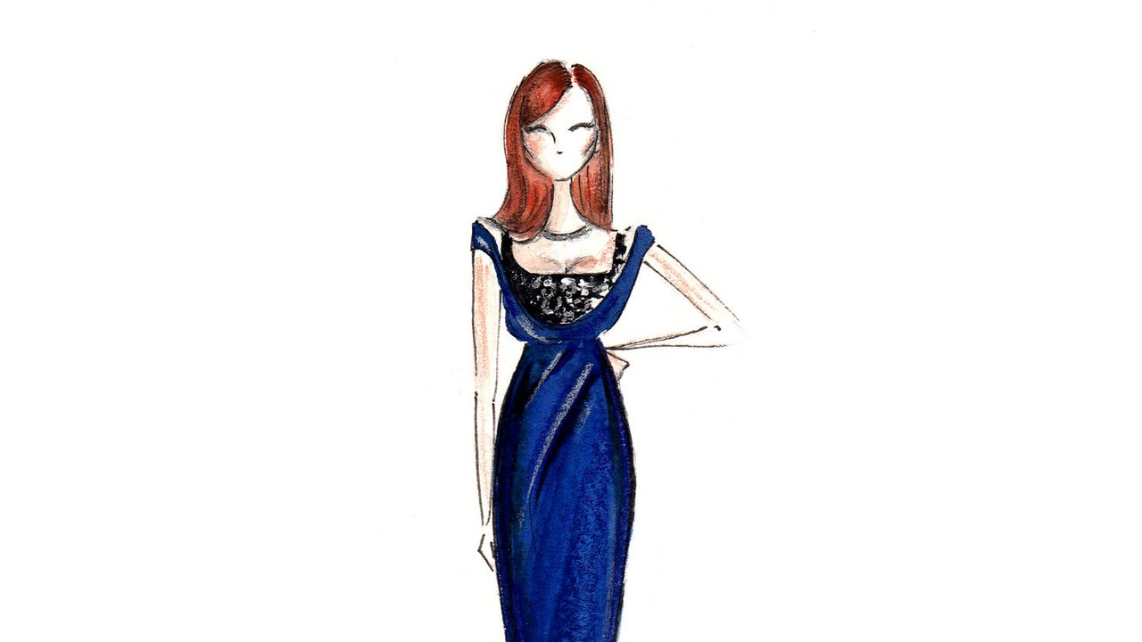 1280x720 Oscar Dresses Gorgeous Fashion Sketches Glamour
