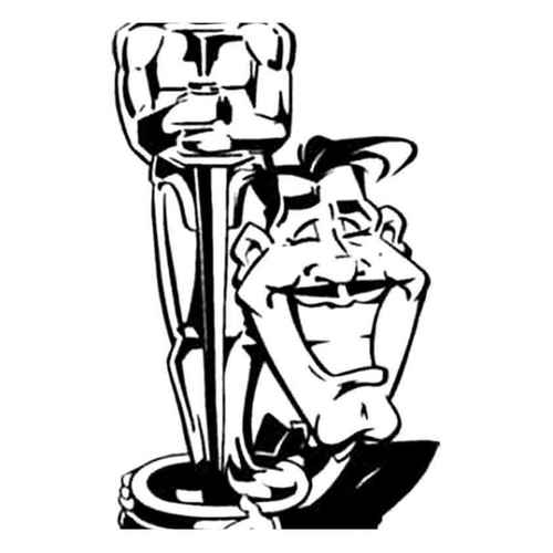 500x500 My Oscar Decal Sticker