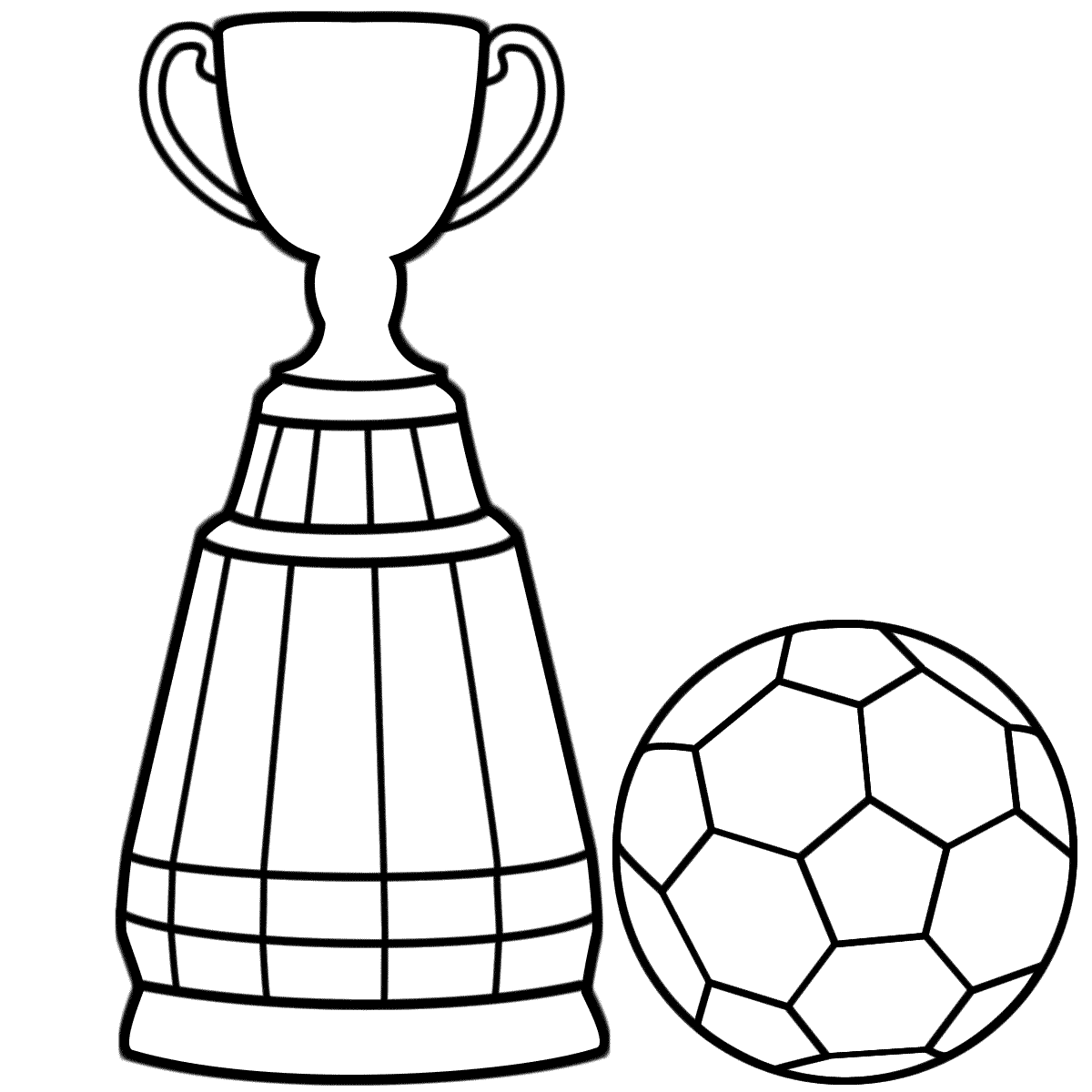 1200x1200 Drawn Trophy Easy Draw