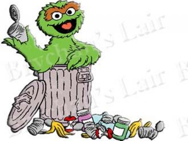 640x480 Oscar The Grouch Clipart Drawing