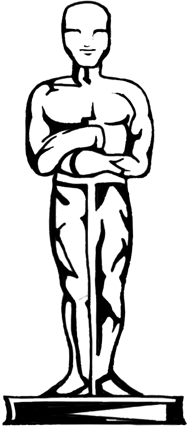 381x867 Oscar Award Drawing At Getdrawings