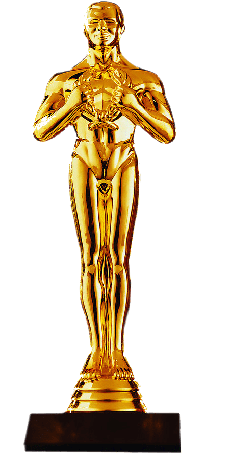 453x888 Oscar Statue Download Free Clipart With A Transparent Background