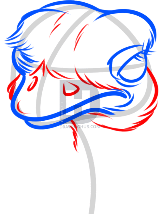 547x720 How To Draw An Ostrich, Step