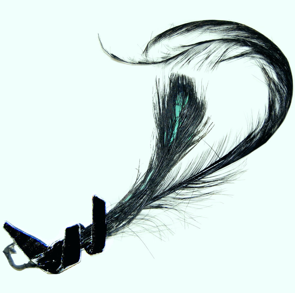 1000x993 Antique Edwardian Black Burnt Ostrich Feather Set Vintage