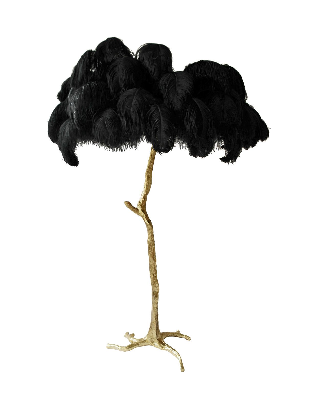 1240x1576 The Ostrich Feather Lamp Black Beautiful In Feather