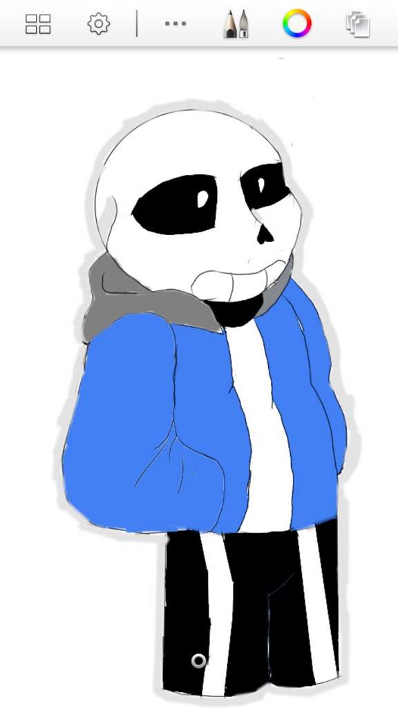 576x1024 my other drawing of sans undertale aus amino