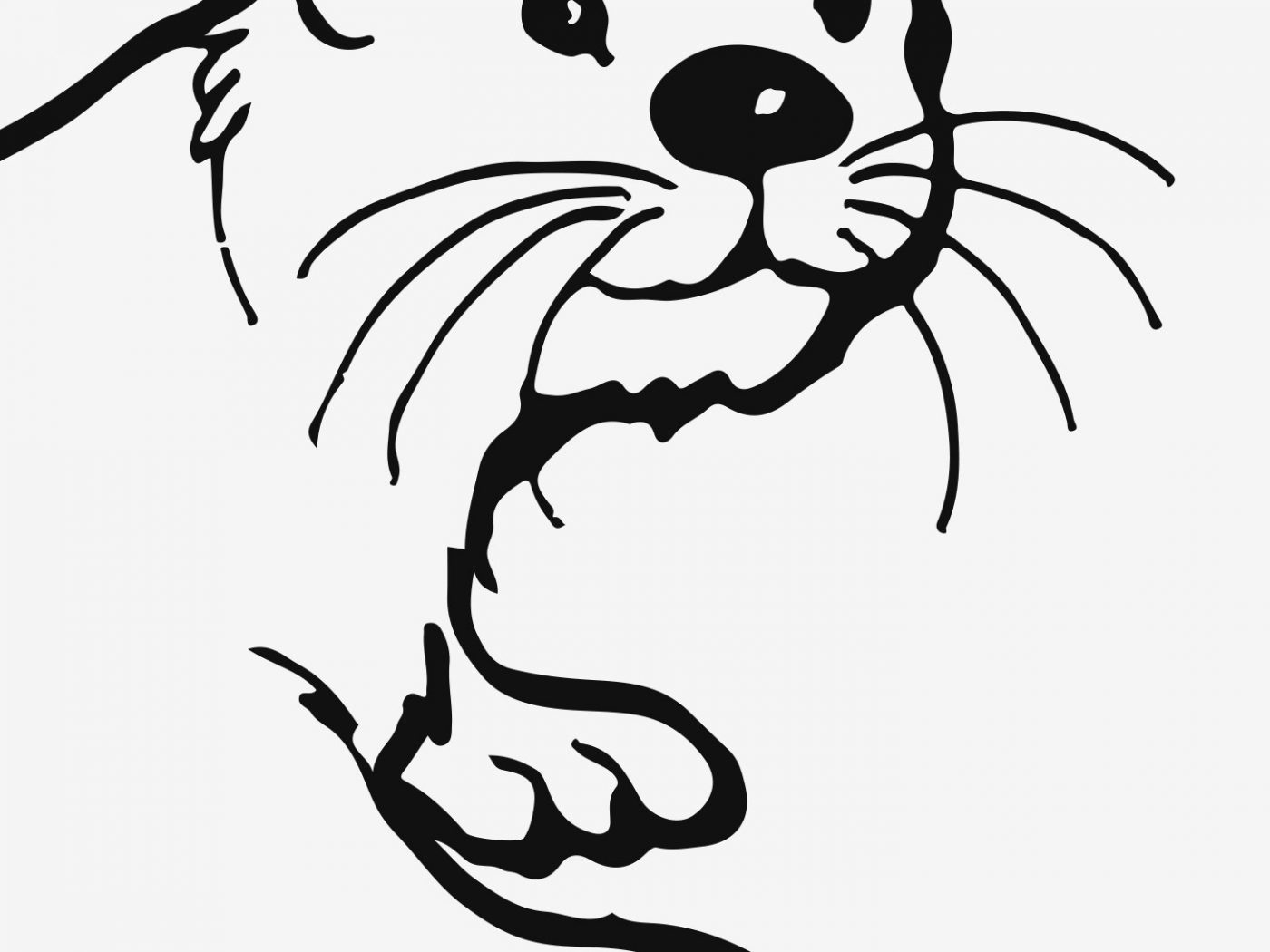 1400x1050 Sea Otter Coloring