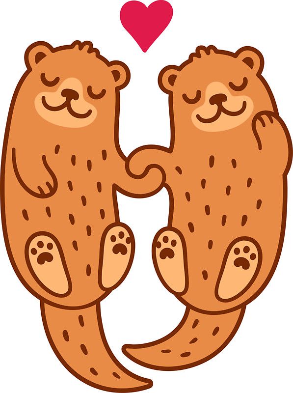 597x800 Otterly Adorable Sticker A Tracing And Coloring Cute