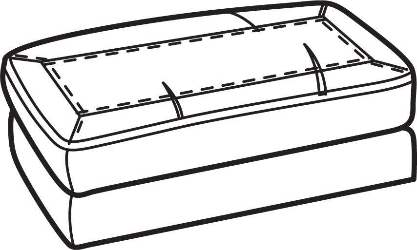 854x513 flexsteel living room nuvo cocktail ottoman